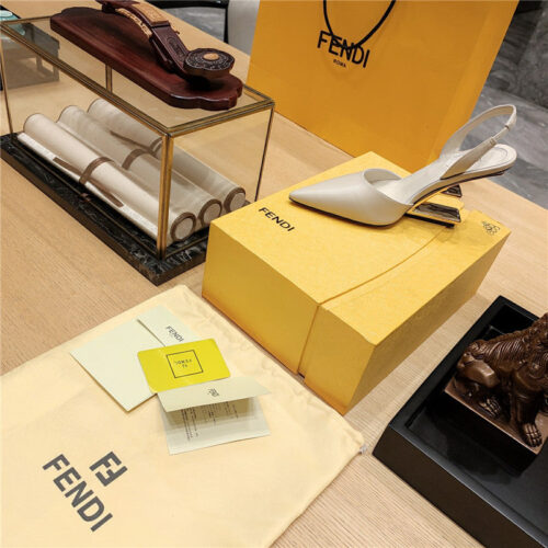 High Quality Luxury Fendi Strappy Toe High Heel Sandals – Style 30835 product detail