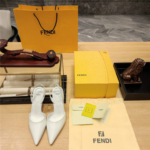 High Quality Luxury Fendi Strappy Toe High Heel Sandals product detail