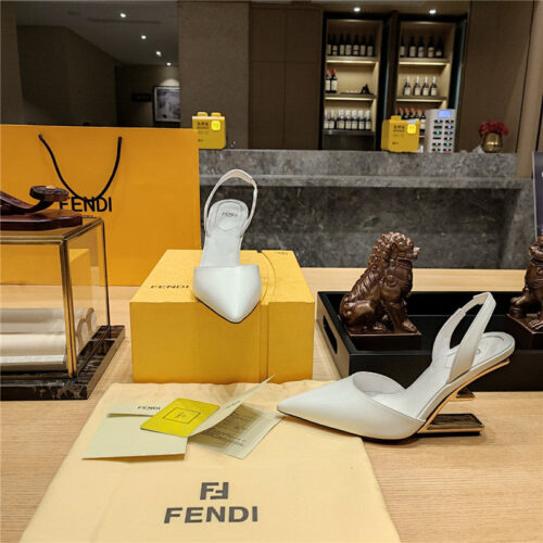 High Quality Luxury Fendi Strappy Toe High Heel Sandals product detail