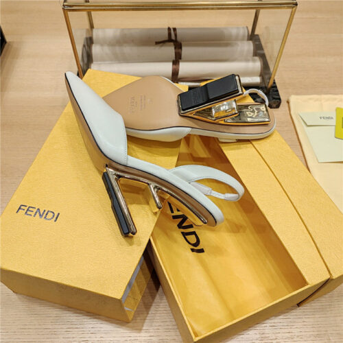 High Quality Luxury Fendi Strappy Toe High Heel Sandals product detail