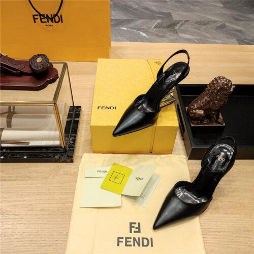 High Quality Luxury Fendi Strappy Toe High Heel Sandals – Style 81107 product detail