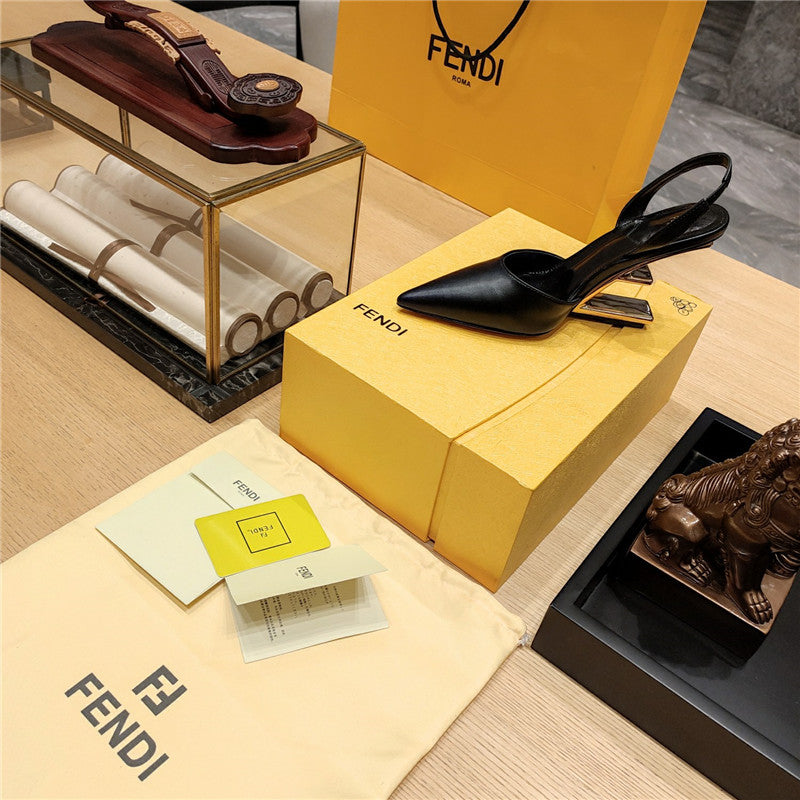 High Quality Luxury Fendi Strappy Toe High Heel Sandals – Style 81107 product detail
