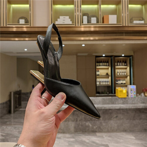 High Quality Luxury Fendi Strappy Toe High Heel Sandals – Style 81107 product detail