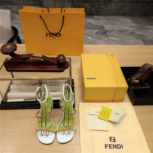 High Quality Luxury Fendi Patchwork Strap First Pumps – Style 85011 product detail