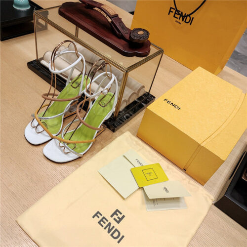 High Quality Luxury Fendi Patchwork Strap First Pumps – Style 85011 alternate view