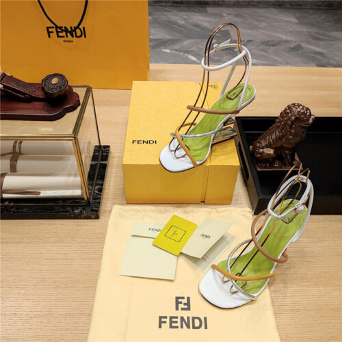 High Quality Luxury Fendi Patchwork Strap First Pumps – Style 85011 product detail