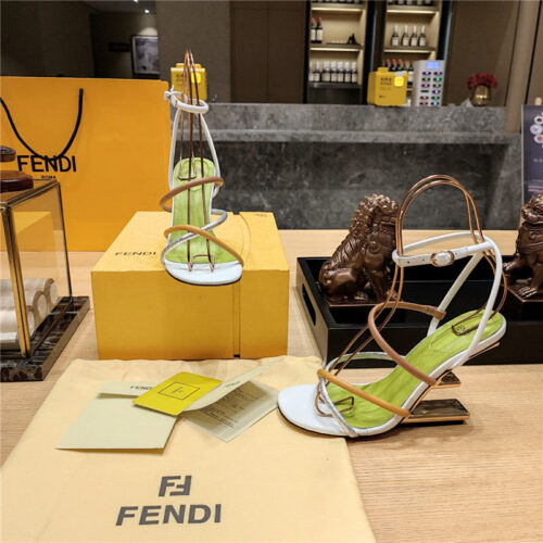 High Quality Luxury Fendi Patchwork Strap First Pumps – Style 85011 product detail
