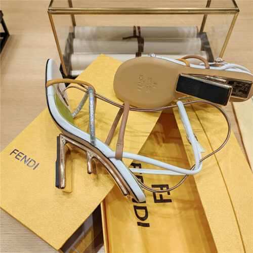High Quality Luxury Fendi Patchwork Strap First Pumps – Style 85011 product detail