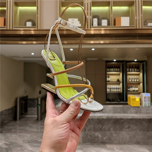High Quality Luxury Fendi Patchwork Strap First Pumps – Style 85011 product detail