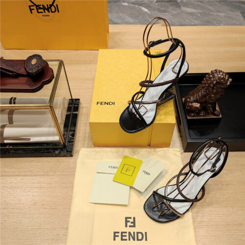 High Quality Luxury Fendi Patchwork Strap First Pumps – Style 47155 product detail