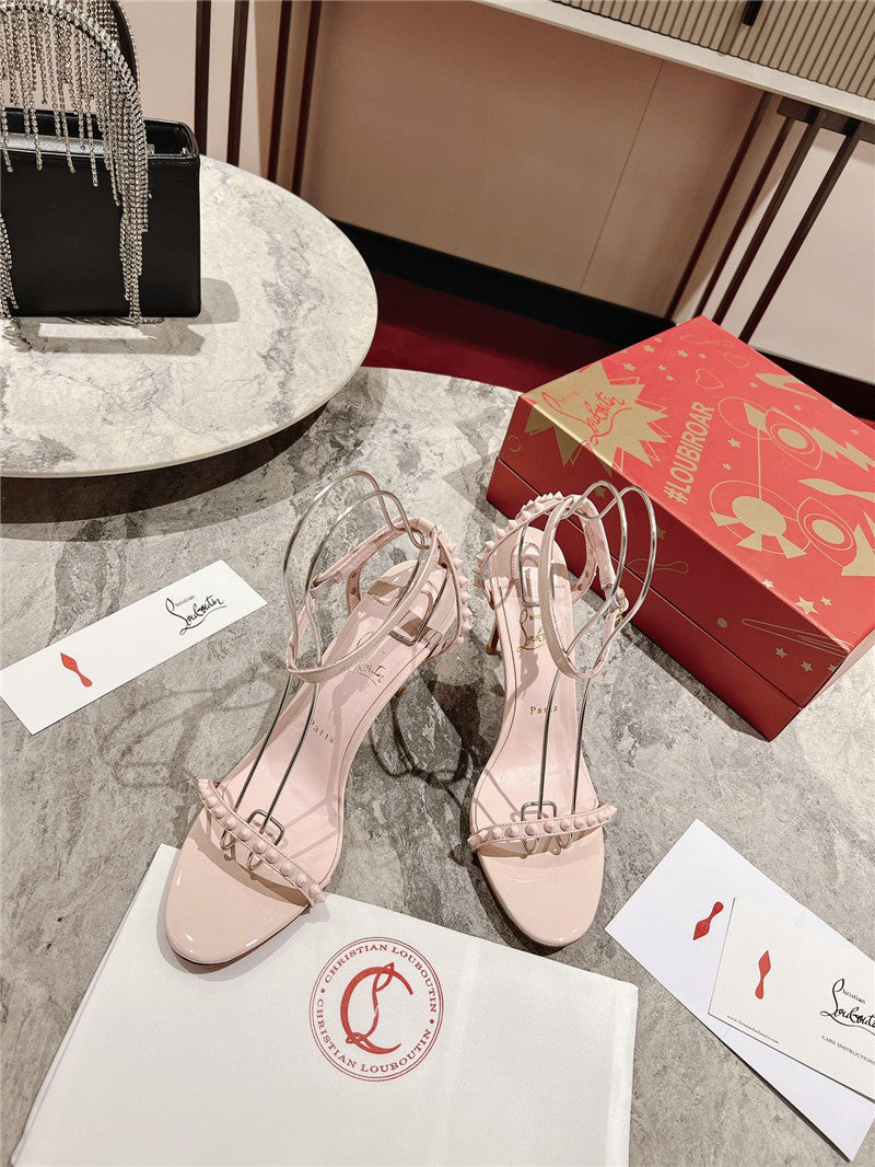 High Quality Luxury Christian Louboutin Spike Strap Sandals product detail