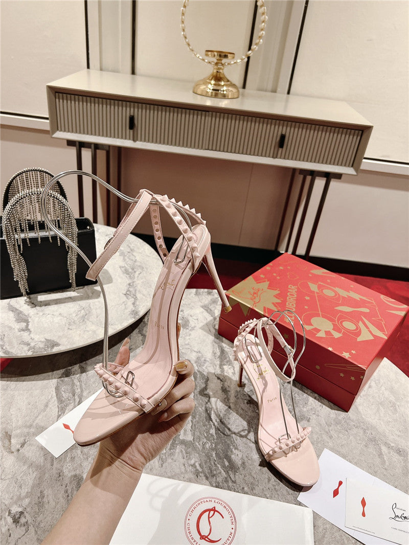 High Quality Luxury Christian Louboutin Spike Strap Sandals product detail