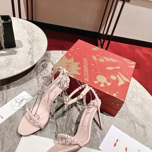 High Quality Luxury Christian Louboutin Spike Strap Sandals product detail