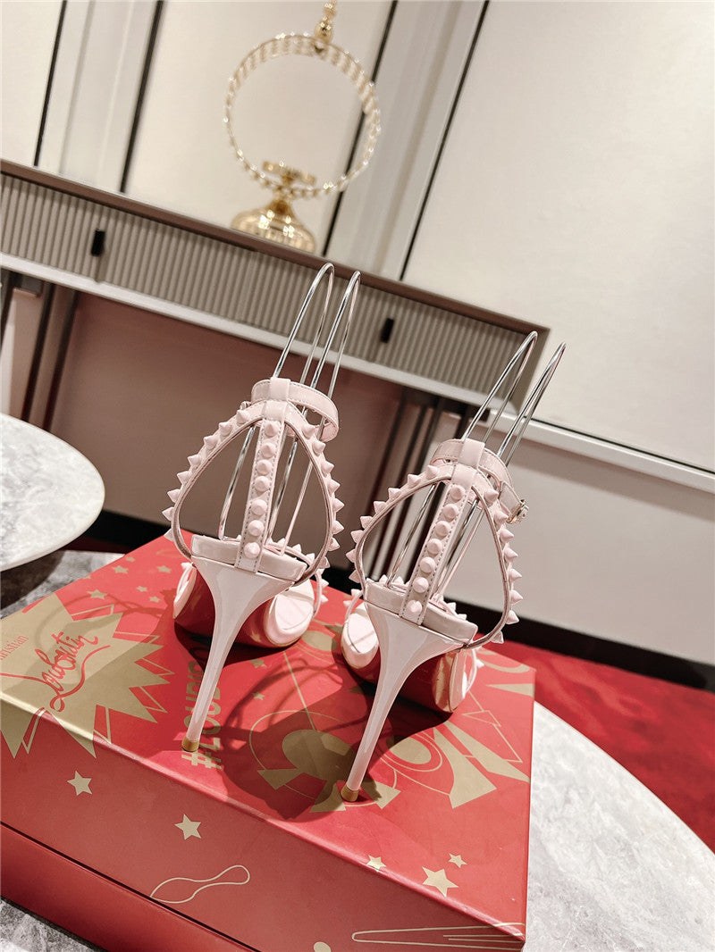 High Quality Luxury Christian Louboutin Spike Strap Sandals product detail