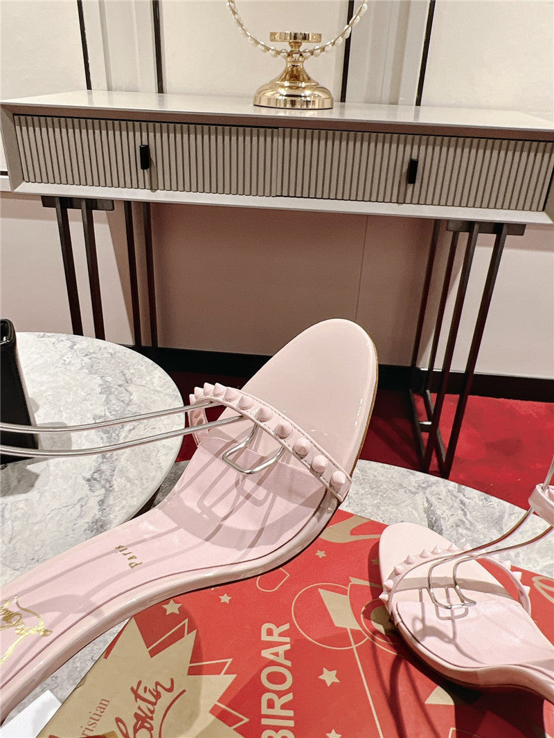 High Quality Luxury Christian Louboutin Spike Strap Sandals product detail