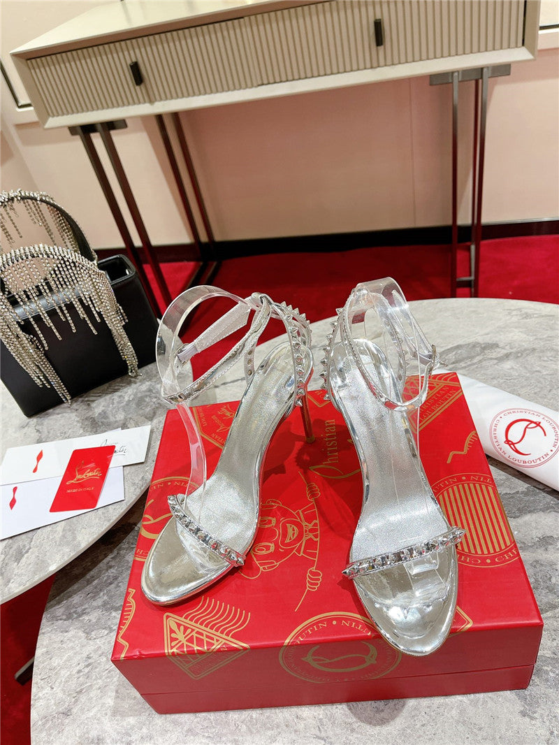 High Quality Luxury Christian Louboutin Spike Strap Sandals – Style 38260 product detail