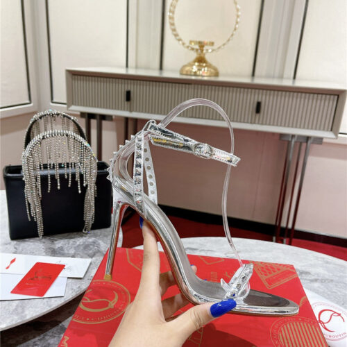 High Quality Luxury Christian Louboutin Spike Strap Sandals – Style 38260 product detail