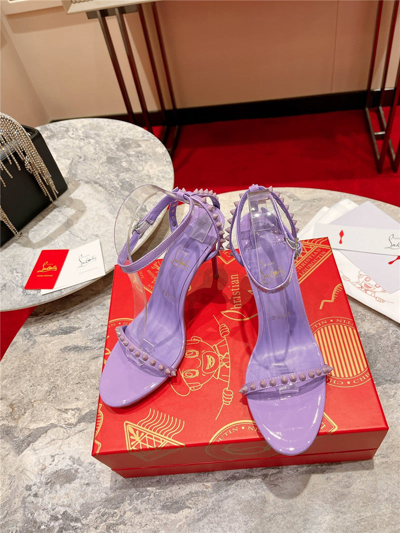 High Quality Luxury Christian Louboutin Spike Strap Sandals – Style 02100 product detail