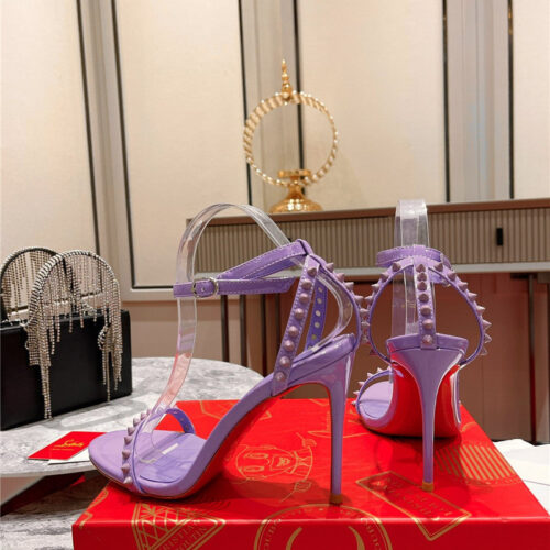 High Quality Luxury Christian Louboutin Spike Strap Sandals – Style 02100 product detail