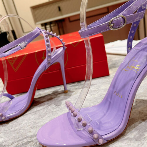 High Quality Luxury Christian Louboutin Spike Strap Sandals – Style 02100 product detail