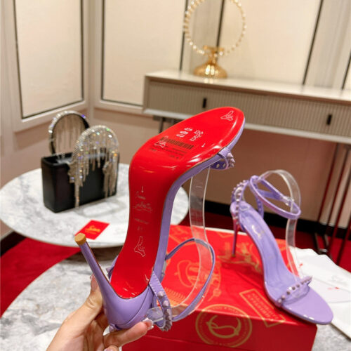 High Quality Luxury Christian Louboutin Spike Strap Sandals – Style 02100 product detail
