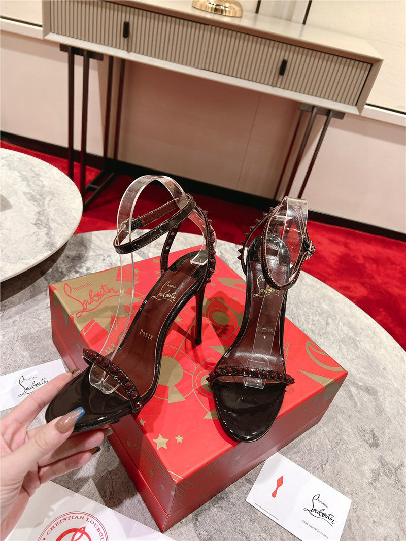 High Quality Luxury Christian Louboutin Spike Strap Sandals – Style 00404 product detail