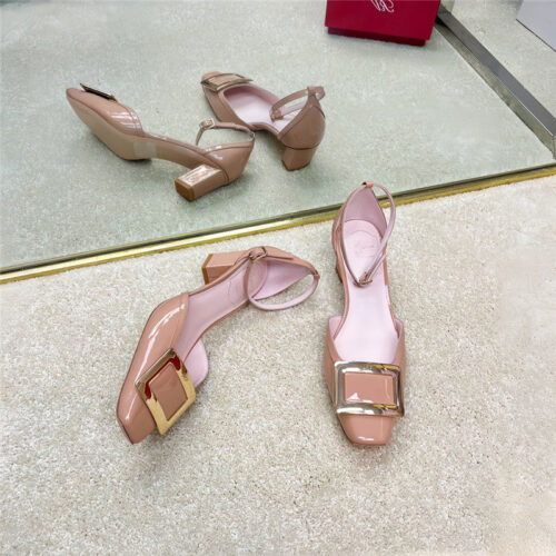 High Quality Luxury Roger Vivier Classic Buckle Strap Sandals product detail