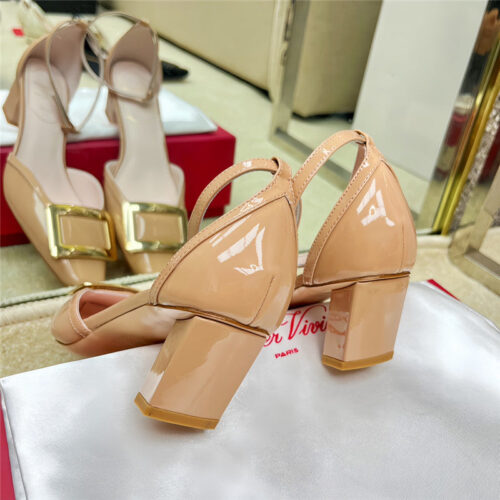 High Quality Luxury Roger Vivier Classic Buckle Strap Sandals product detail