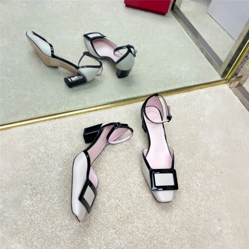 High Quality Luxury Roger Vivier Classic Buckle Strap Sandals – Style 21396 product detail