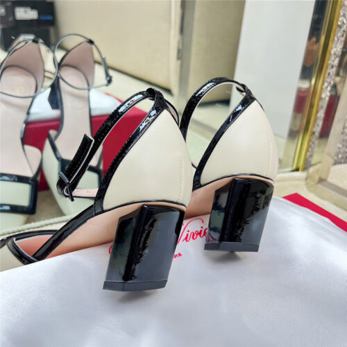 High Quality Luxury Roger Vivier Classic Buckle Strap Sandals – Style 21396 product detail