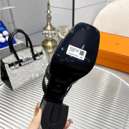 High Quality Luxury Hermes Pig Nose High Heel Sandals – Style 58979 product detail