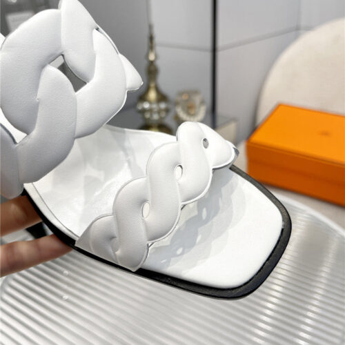 High Quality Luxury Hermes Pig Nose High Heel Sandals – Style 21123 product detail