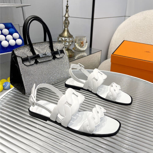 High Quality Luxury Hermes Pig Nose Sandals product detail