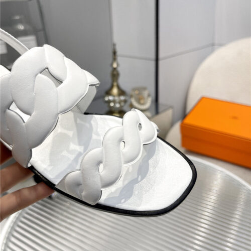 High Quality Luxury Hermes Pig Nose Sandals product detail