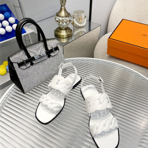 High Quality Luxury Hermes Pig Nose Sandals product detail