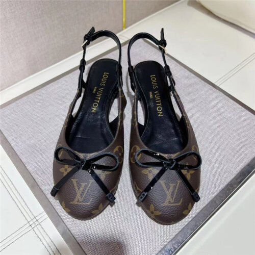 High Quality Luxury Louis Vuitton Flat Back Sandals product detail
