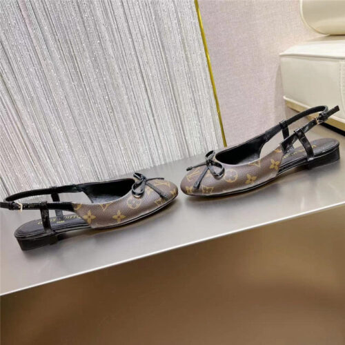 High Quality Luxury Louis Vuitton Flat Back Sandals product detail
