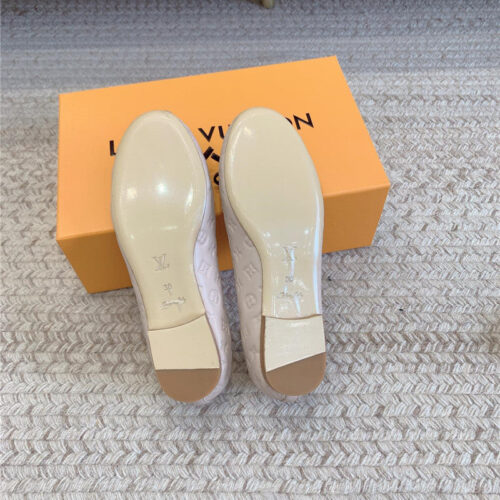 High Quality Luxury Louis Vuitton Nina Flat Bottom Bowknot Shoes product detail