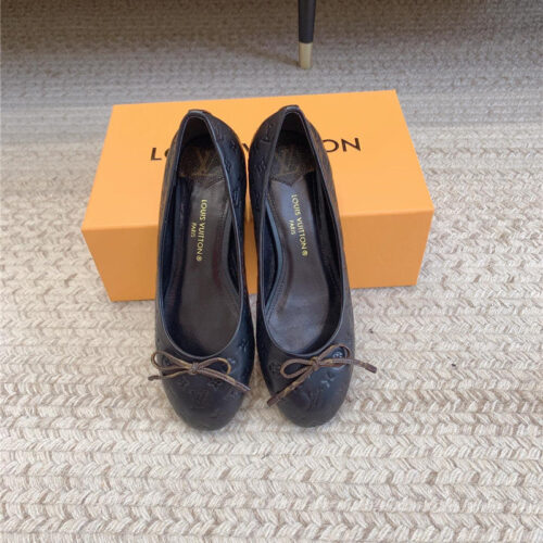 High Quality Luxury Louis Vuitton Nina Flat Bottom Bowknot Shoes – Style 52579 product detail