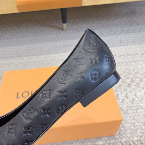 High Quality Luxury Louis Vuitton Nina Flat Bottom Bowknot Shoes – Style 52579 product detail