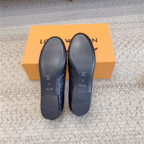 High Quality Luxury Louis Vuitton Nina Flat Bottom Bowknot Shoes – Style 52579 product detail