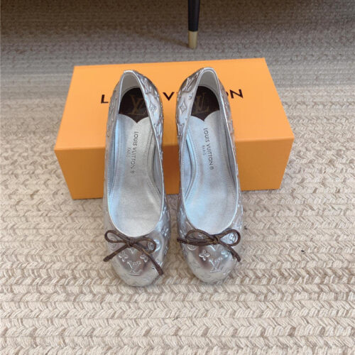 High Quality Luxury Louis Vuitton Nina Flat Bottom Bowknot Shoes – Style 40707 product detail