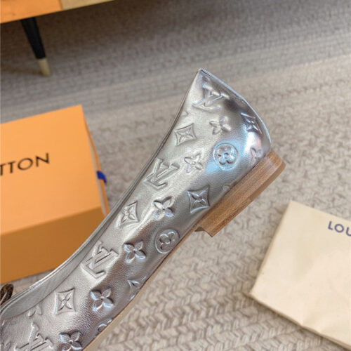 High Quality Luxury Louis Vuitton Nina Flat Bottom Bowknot Shoes – Style 40707 product detail