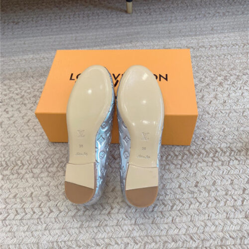 High Quality Luxury Louis Vuitton Nina Flat Bottom Bowknot Shoes – Style 40707 product detail