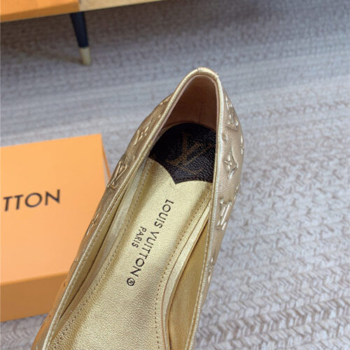 High Quality Luxury Louis Vuitton Nina Flat Bottom Bowknot Shoes – Style 96067 product detail