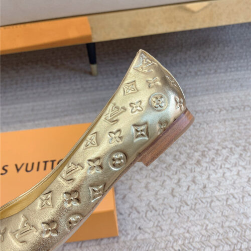 High Quality Luxury Louis Vuitton Nina Flat Bottom Bowknot Shoes – Style 96067 product detail