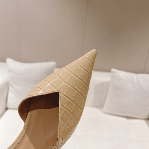 High Quality Luxury Bottega Veneta V-Collar Pointy Toe Slides product detail