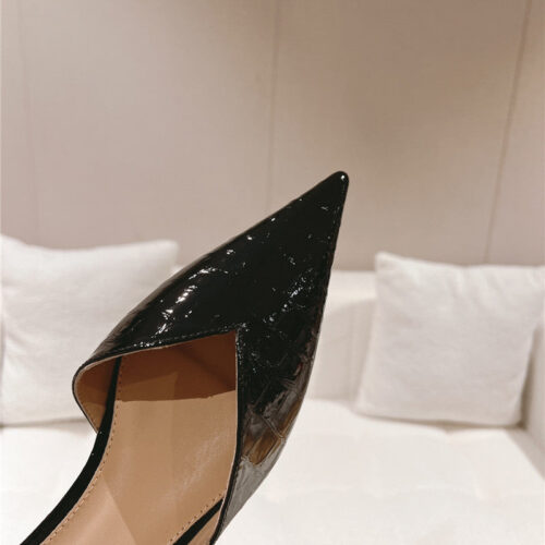 High Quality Luxury Bottega Veneta V-Collar Pointy Toe Slides – Style 60678 product detail