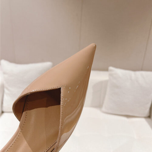 High Quality Luxury Bottega Veneta V-Collar Pointy Toe Slides – Style 88358 product detail