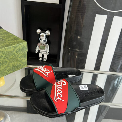 High Quality Luxury Gucci Couples Unisex Good Game Slippers